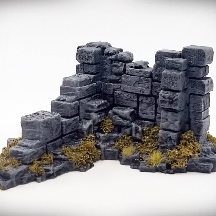 Basic Corner Wall B: Ancient Ruins Terrain Set - image 5