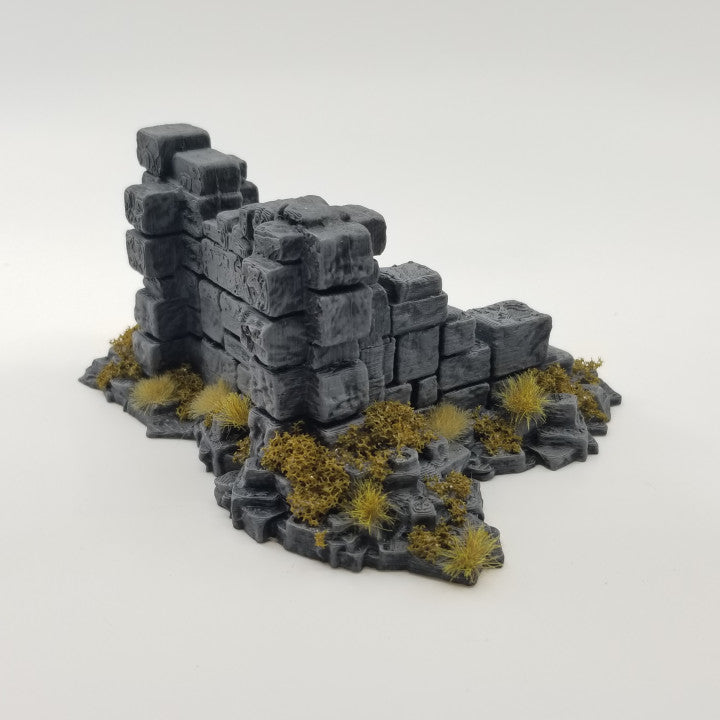 Basic Corner Wall B: Ancient Ruins Terrain Set - image 3